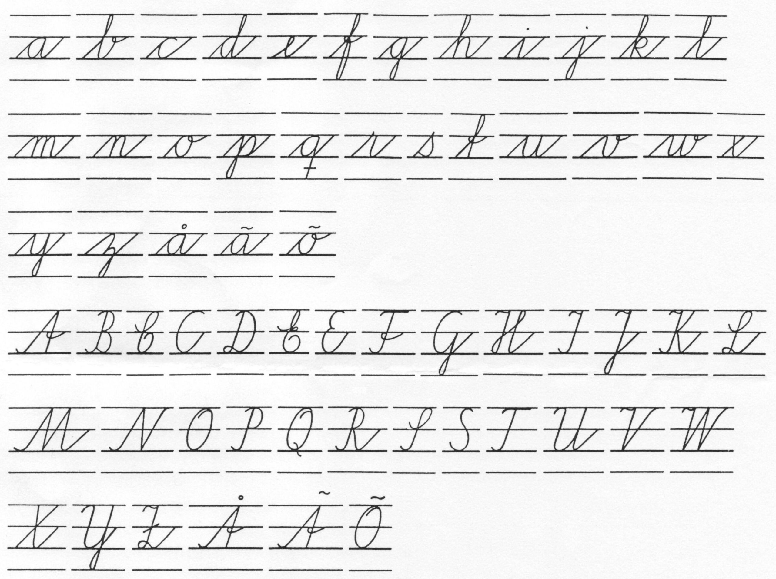 Capital Cursive Letter I Can Write