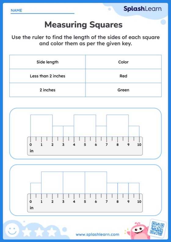 Reading A Ruler Worksheet Various Lengths
